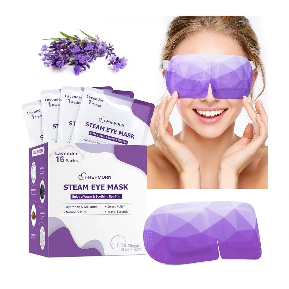 2PK FRSHMORN Steam Eye Mask in Lavender or Green Tea - Picture 2 of 5